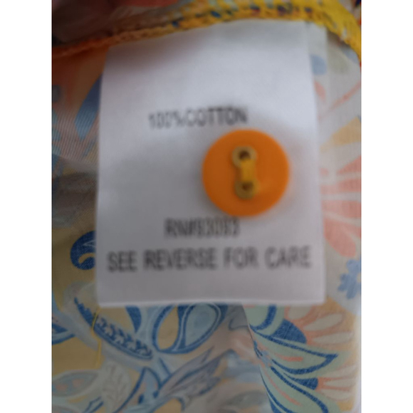 Tyler Boe Ziva Paisley Belted Shirtdres Half Placket Classic Collar - Picture 14 of 14